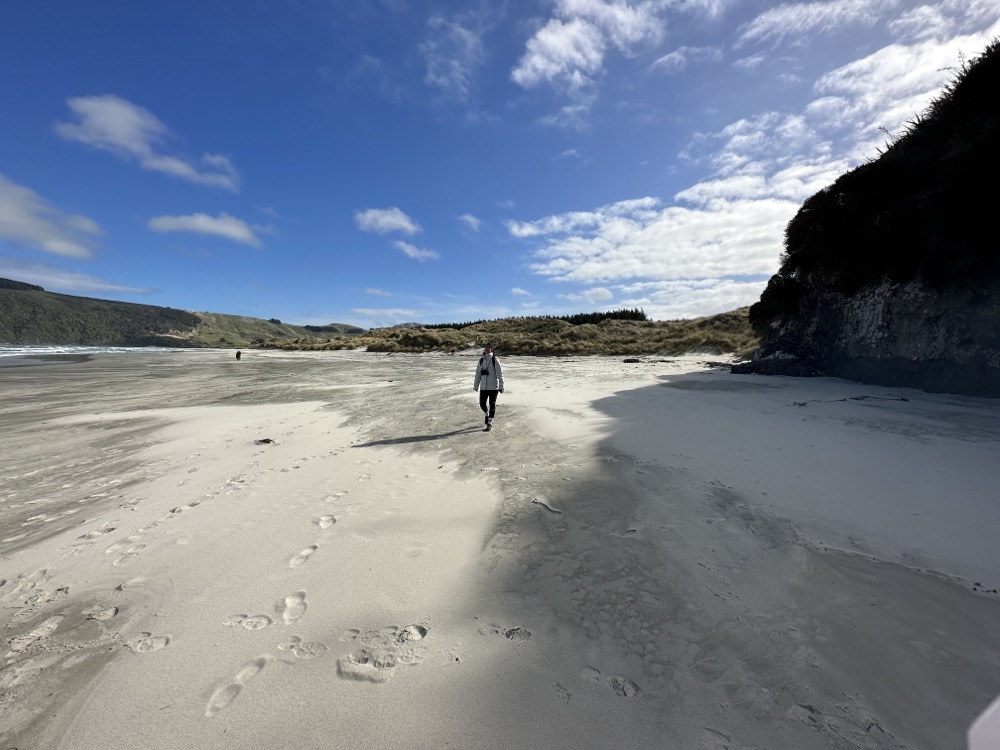 Das timing hätte nicht besser sein können, so viel Strand auf einmal