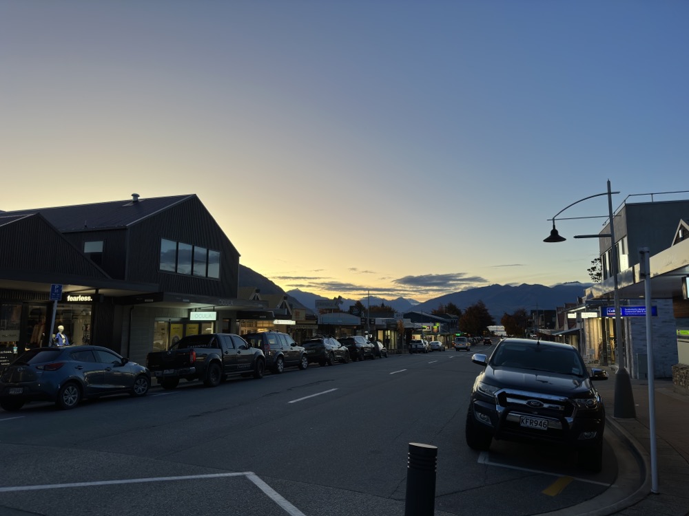 Hauptstraße durch Wānaka