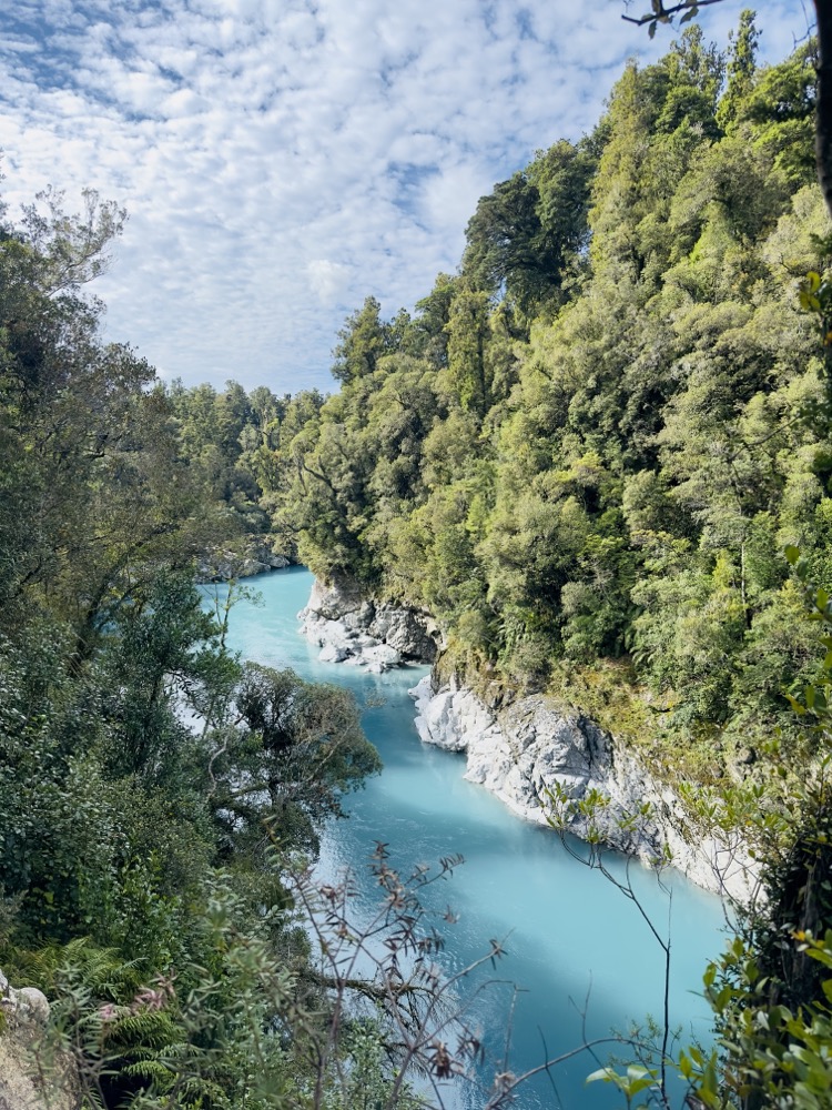 Blau wie die Gletscherbonbons