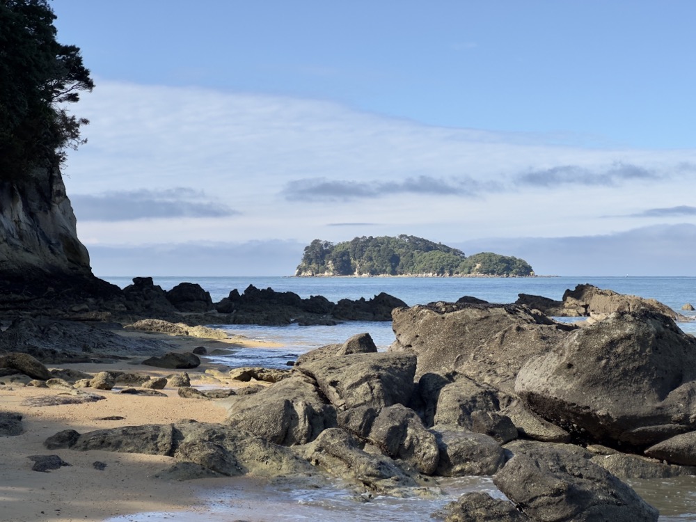 Blick auf Fisherman Island