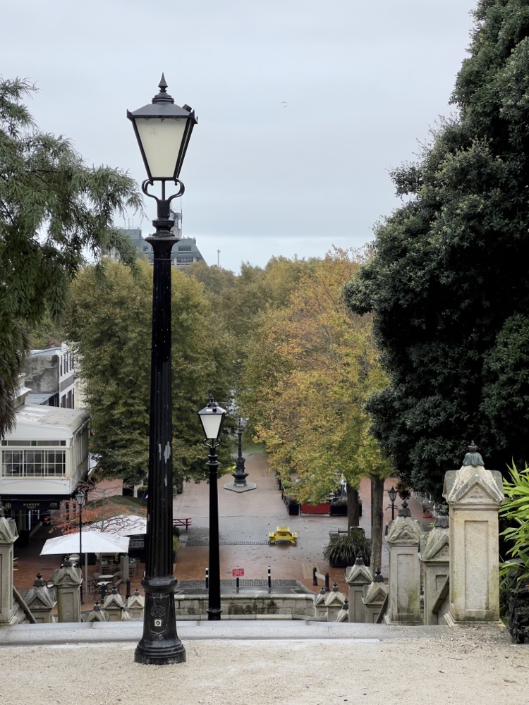 Blick auf die Trafalgar Street