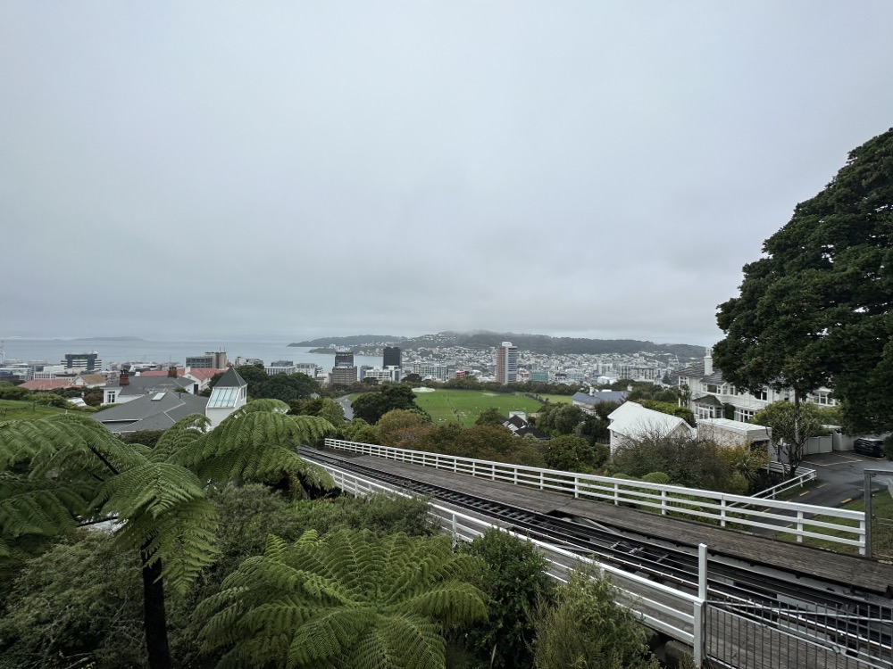 Blick von Kelburn aus auf die Stadt