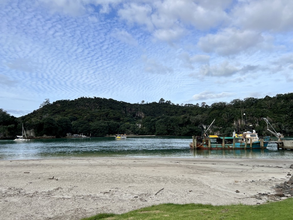 Blick auf den Fähranleger in Ferry Landing