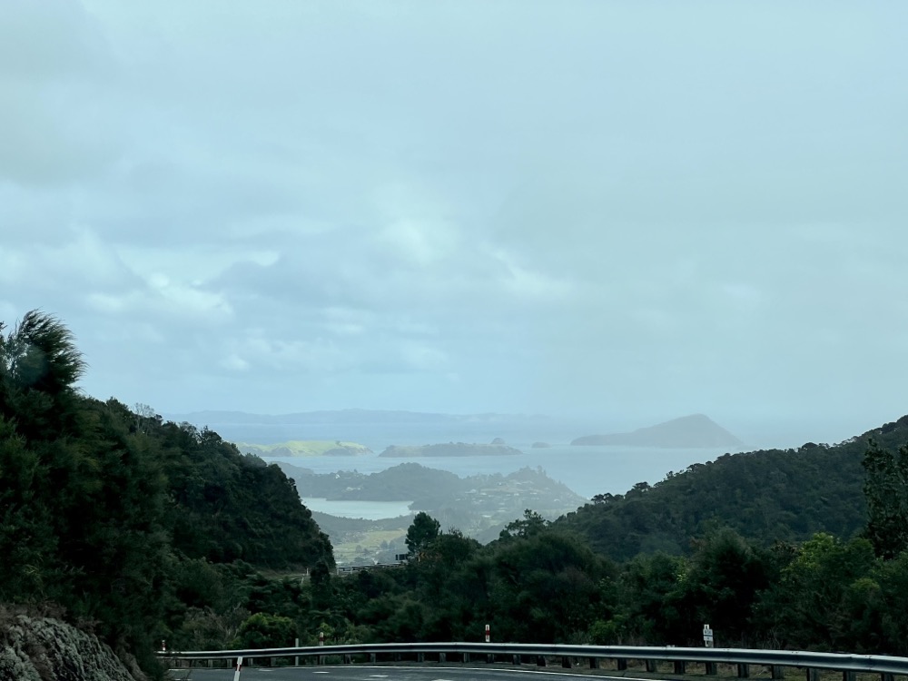 Blick auf die Coromandel Harbour Bucht